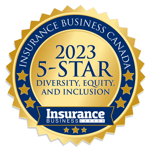Insurance Business Canada 5-Star Medal for Diversity, Equity and Inclusion