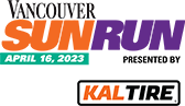 Vancouver Sun Run - April 16, 2023.  Presented by KALTIRE
