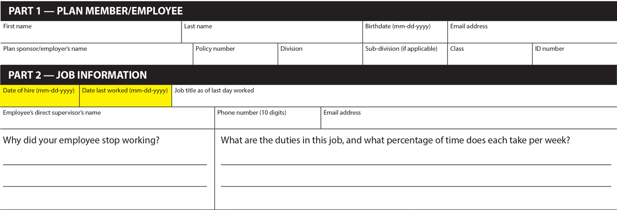 Ensure claim forms are complete