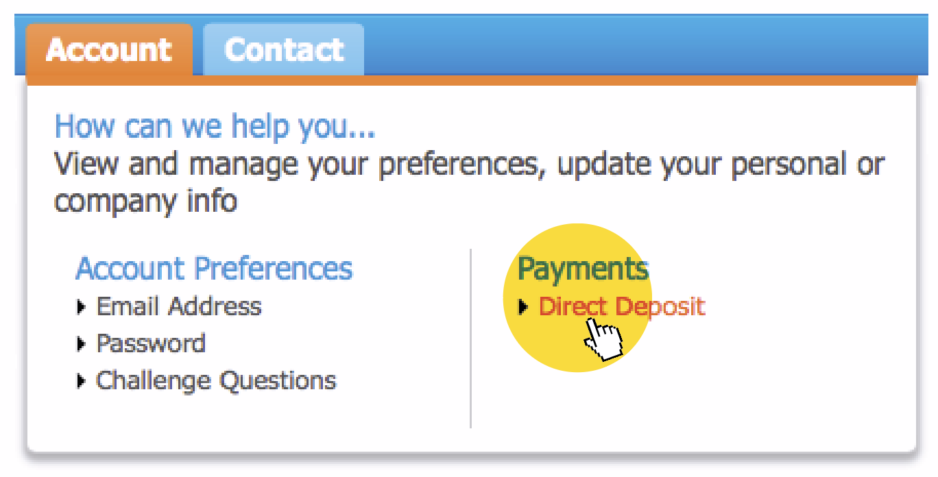 Direct Deposit