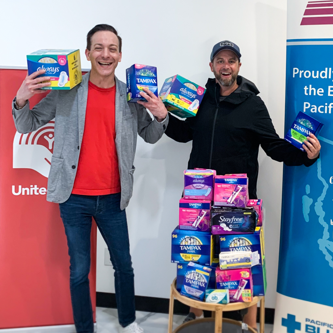 Left:  Rob Chiarello, Pacific Blue Cross Sr. Vice President, People & Culture.  Right: Roger Pearce, CUPE 1816 1st Vice President, Chief Shop Steward